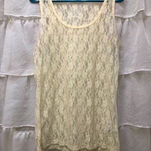 Maurices lace layering tank